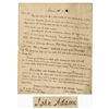 John Adams Autograph Letter Signed Regarding the Stamp Act -- Adams Gives Documents to Jedidiah Mors