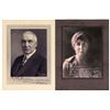 Image 1 : Set of Two 10'' x 13'' Signed Photos by Warren Harding & Florence Harding