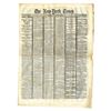 Image 1 : ''The New York Times'' From 15 April 1865 Announcing the Assassination of President Lincoln & the Un
