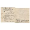 Image 1 : Richard Nixon Handwritten Notes -- ''...Recognize threat - its character - determination to dominate