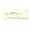 Gettysburg Hero Joshua Chamberlain Signature