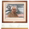 Image 1 : Large Signed Limited Edition Lithograph of First Israeli Prime Minister David Ben-Gurion