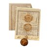 Image 1 : Georgia Gold Lottery Deed From 1832 -- Following the Georgia Gold Rush of 1829 & Ushering in the Tra