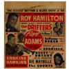 Image 1 : Roy Hamilton and The Drifters Concert Poster From 1954
