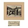 Image 1 : Curly Howard Signed 10'' x 8'' Three Stooges Photo -- ''3 Stooges / In a hurry remember / Curly'' --