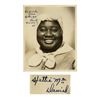 Image 1 : Hattie McDaniel Signed 8'' x 10'' Photo From ''Gone With the Wind'' -- Rare