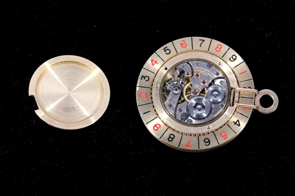 Longines Roulette Wheel Watch 14k Gold c. 1940's