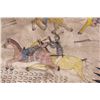 Image 7 : Northern Plains Polychrome Painted Hide 20th C.