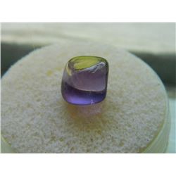 GEM STONE - FREE FORM POLISHED AMETHYST PUPLE OFFSET CUBISH FORMATION - 7.8L X 8.8W X 9.0H mm - ~4.0
