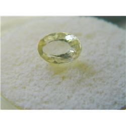 GEM STONE - OVAL FACETED BRIGHT YELLOW CITRINE 10.2L X 7.8W X 6.2H mm- ~2.61CT