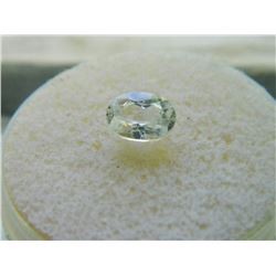 GEM STONE - OVAL FACETED WHITE TOPAZ - 8.0L X 5.6W X 3.9H mm - ~1.24CT