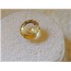 Image 3 : GEM STONE - ROUND FACETED CITRINE 9.4D X 4.8H mm - ~CT
