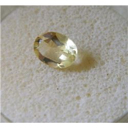 GEM STONE - OVAL FACETED CITRINE 9.1L X 6.9W X 4.1H mm - ~CT