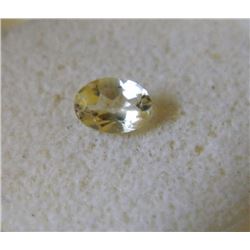 GEM STONE - OVAL FACETED CITRINE 7.0L X 5.0W X 3.3H mm - ~CT