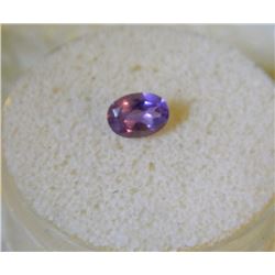 GEM STONE - OVAL FACETED AMETHYST 6.9L X 5.0W X 3.4H mm - ~CT