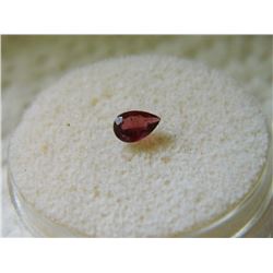 GEM STONE - PEAR FACETETED GARNET 6.1L X 4.0W X 2.5H mm - ~CT