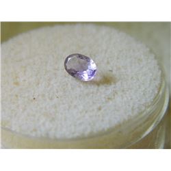 GEM STONE - OVAL FACETED AMETHYST 6.0L X 4.1W X 2.9H mm - ~CT