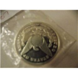 SILVER COIN - 1 TROY OUNCE .9999 FINE SILVER - USA WITH MINK MARK SI