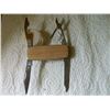 Image 2 : NEW MULTI KNIFE WOOD HANDLE