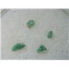 Image 1 : GEMSTONES - 4 NATURAL ROUGH CUT EMERALDS