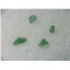 Image 2 : GEMSTONES - 4 NATURAL ROUGH CUT EMERALDS