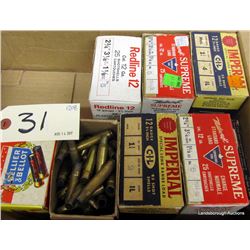 BOX LOT VINTAGE 12GA AMMUNITION