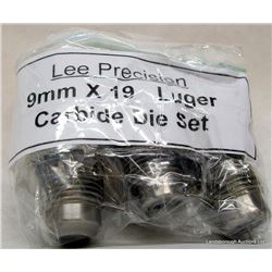 LEE PRECEISION CARBIDE DIE SET 9MM LUGER