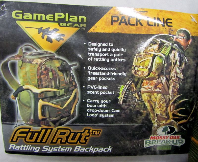 GAME PLAN FULL RUT BACKPACK