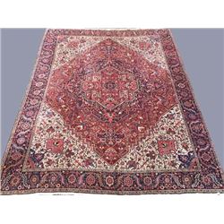 Fabulous signed Persian Serapi by master weaver Rumi Rug (180"X144")