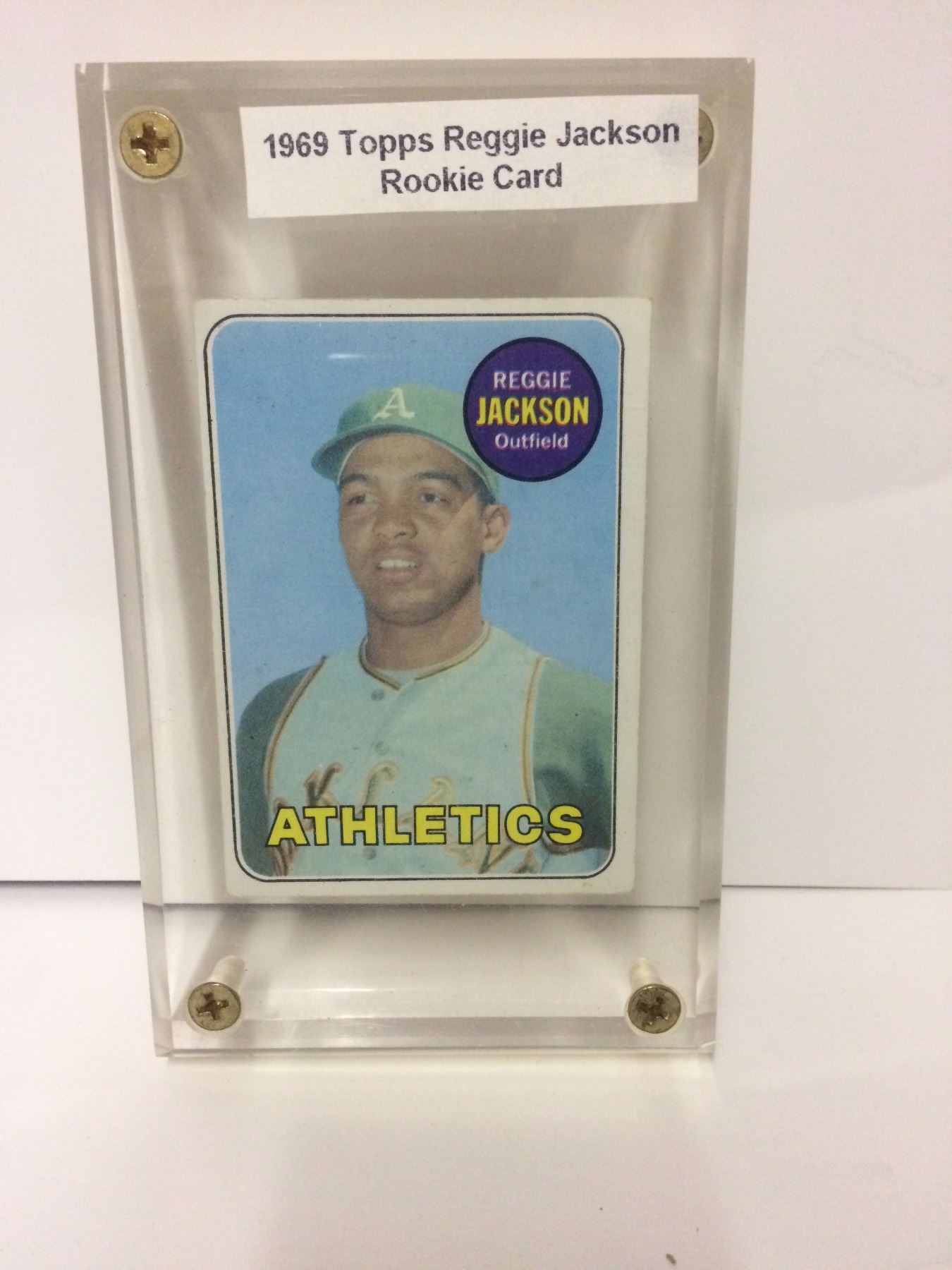 1969 TOPPS REGGIE JACKSON ROOKIE BASEBALL CARD