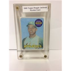 1969 TOPPS REGGIE JACKSON ROOKIE BASEBALL CARD