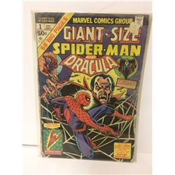 Giant Size Spiderman #1 - Dracula cover/story Marvel COMIC 1974