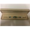 Image 1 : STERLING SILVER BRACELET WITH TURQUOISE