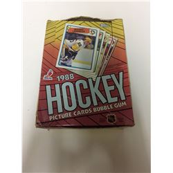 1988 TOPPS HOCKEY PICTURE CARDS BUBBLE GUM SET