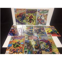 THE AMAZING SPIDER-MAN MARVEL COMIC BOOK LOT (#341, 75, 168, 2, 3 & MORE)