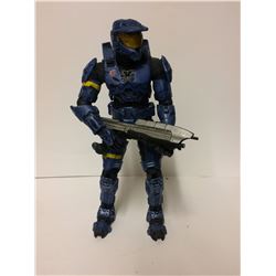 BLUE SPARTAN WITH WEAPON 14 INCH