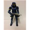 Image 1 : BLUE SPARTAN WITH WEAPON 14 INCH