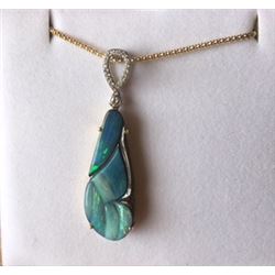 Brad Garman 14K Gold Chain with 28.45K Opal