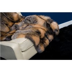 CROSS FOX FUR 4’X6’ BLANKET