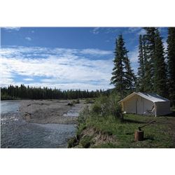 12'x14' wall tent with porch by Deluxe Wall Tents