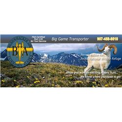Alaska Brooks Range Dall Sheep Hunt for One Alaska Resident Hunter (Air Charter Service)