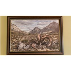 "The Final Tribute" Framed Photograph on Canvas