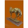 Image 3 : Lean Racing Horse Trophy Collectible Bronze Statue