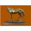 Image 4 : Lean Racing Horse Trophy Collectible Bronze Statue