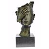 Image 1 : Shame On Me Bronze Sculpture on Marble base Figurine