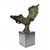 Image 8 : First Kiss Bronze Sculpture on marble base Figurine