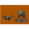 Image 3 : Erotic Woman Explicit Chair Pose Statue Bronze Sculpture