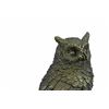 Image 2 : Bird Owl Bronze Sculpture on Marble Base Statue