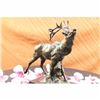 Image 2 : Male Deer in Forest Stag Bronze Statue