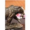 Image 2 : Grizzly Bear Hunting Fish River Bronze Sculpture